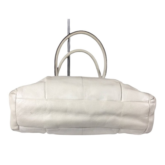 Coach Madison Kara Ivory White Leather Carryall Tote - Picture 5 of 16